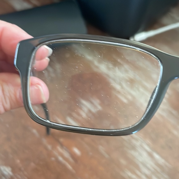 Prada VPR 16M OAQ-101 Wood eyeglasses with black logo case. - Picture 11 of 16